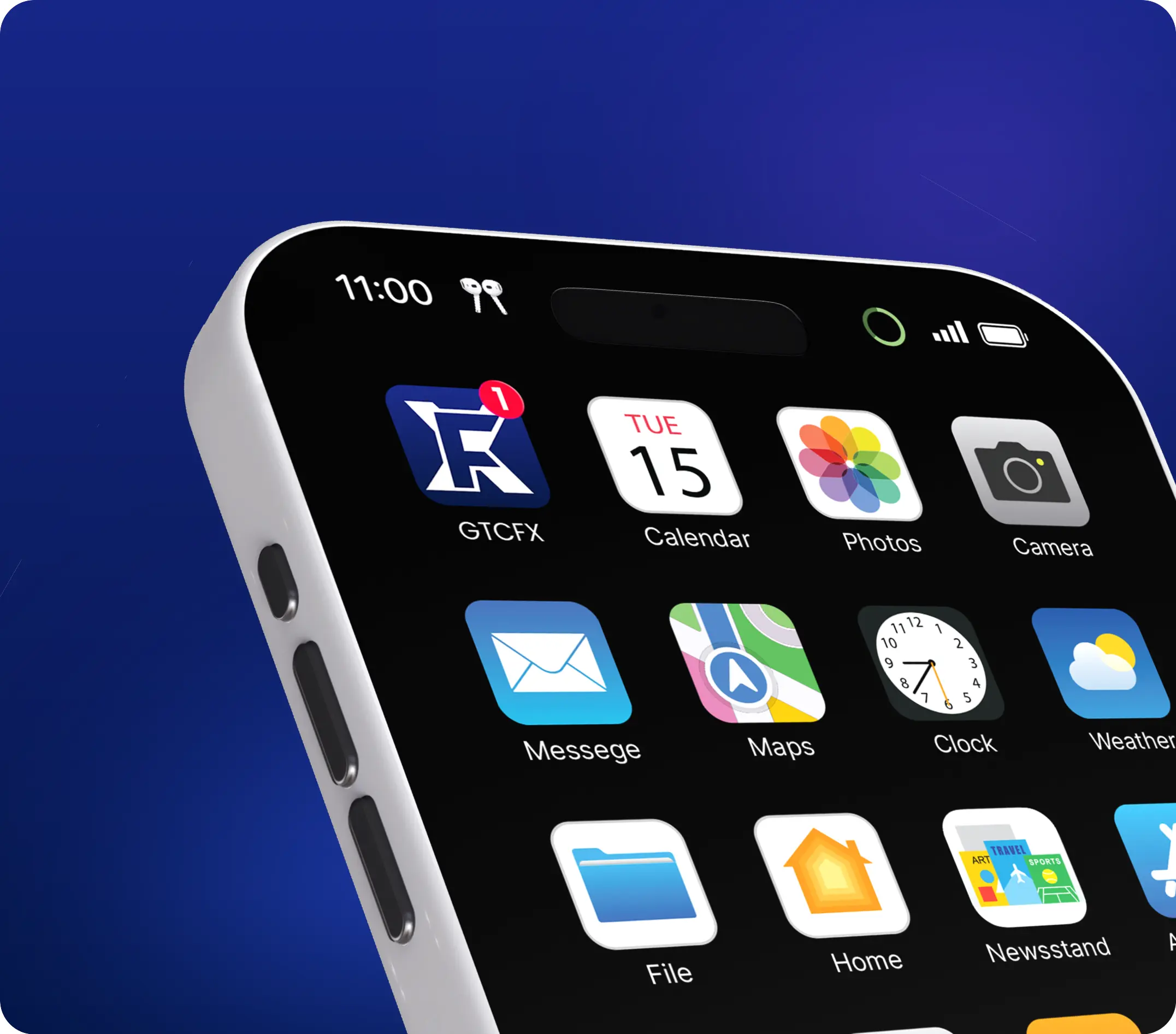 GTC Go នៅលើអេក្រង់ដើមរបស់ iPhone